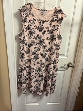Avenue Pink Floral Mini Dress